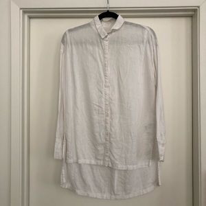 UO long asymmetrical button-down